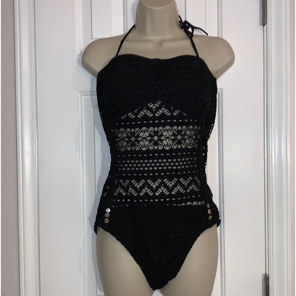 Simplicity Black bathing, suit, size large - Picture 2 of 12